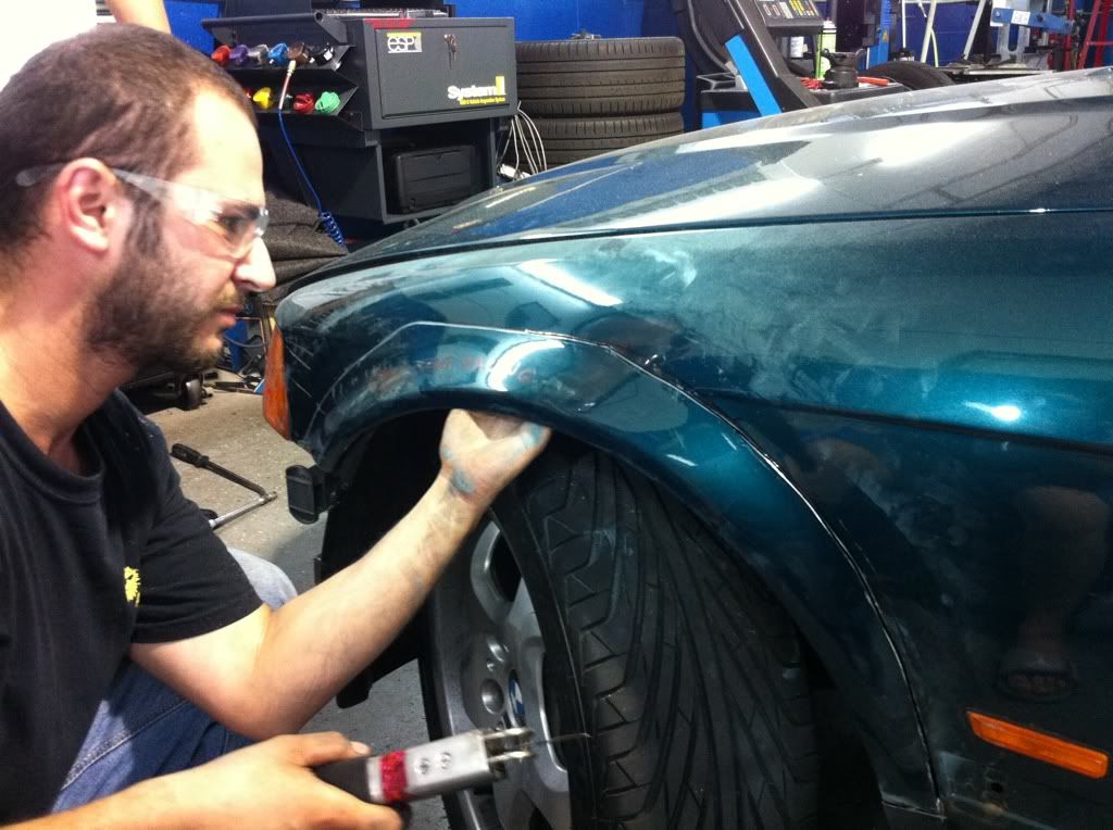 e36 M3 Track Car Prep. Making e46 Fender Flares. Pix. + More