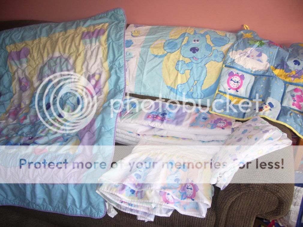 Blues Clues Toddler/Crib Bedding 45 Photo by clowiedot Photobucket