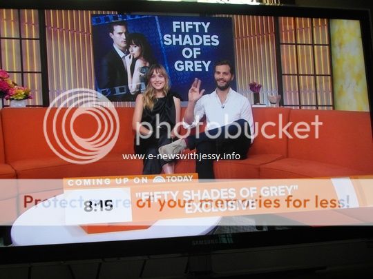 Jamie Dornan and Dakota Johnson first appearance together for the movie Fifty Shades of Grey on NBC Today