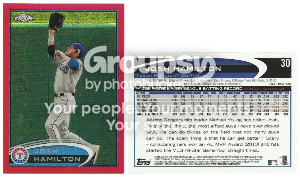 2012 Topps Chrome Baseball Error Cards? - Blowout Cards Forums